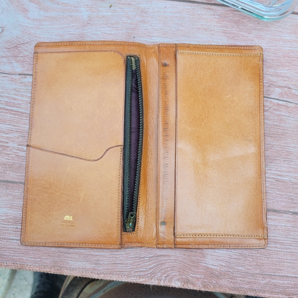 Leather Wallet/Checkbook - Picture 2 of 4